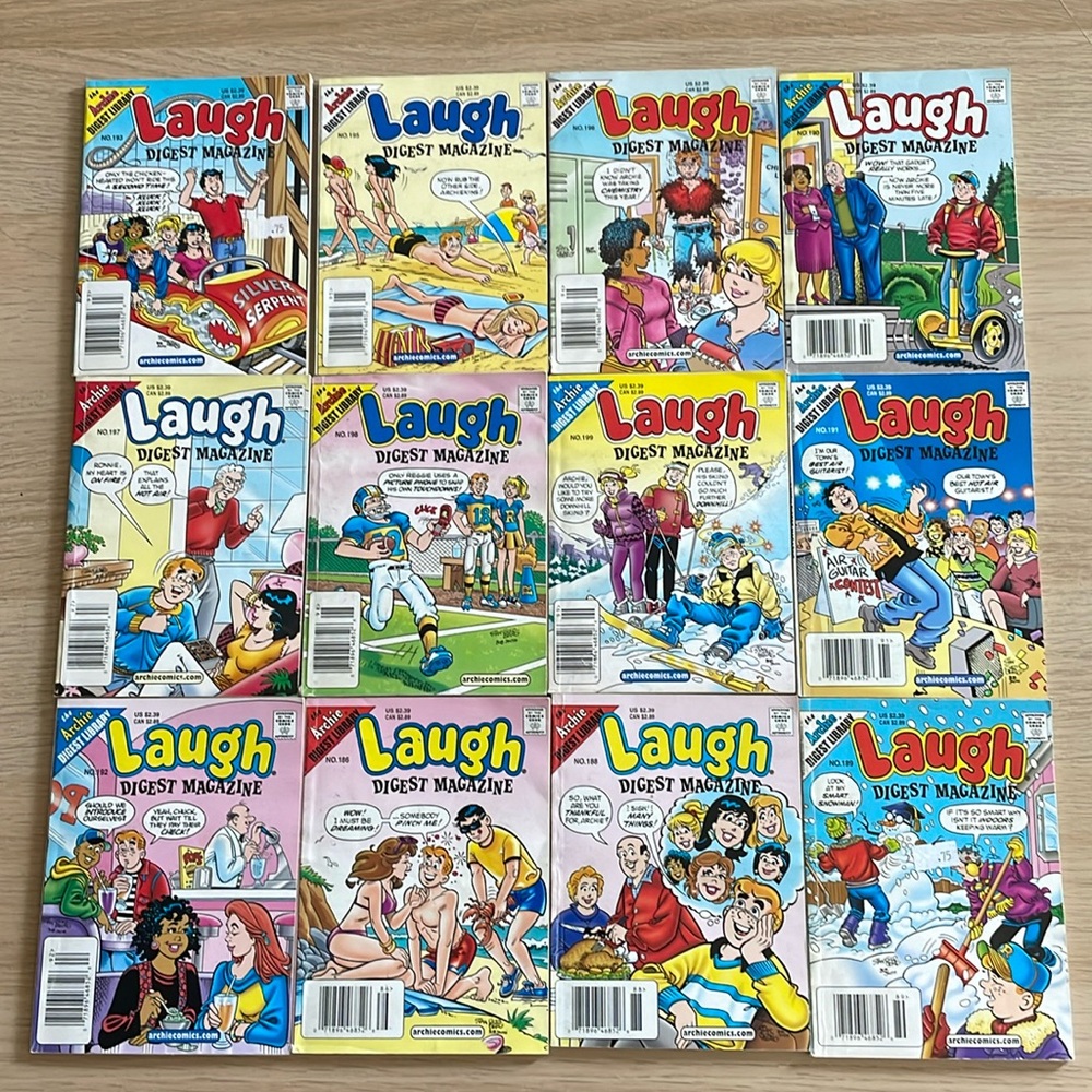 Archie Comics - 12 Laugh Digests